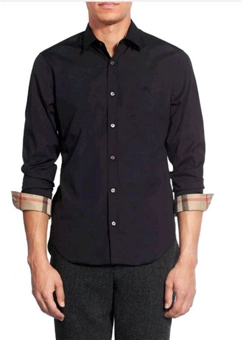 button up burberry mens shirt|Burberry long sleeve button up.